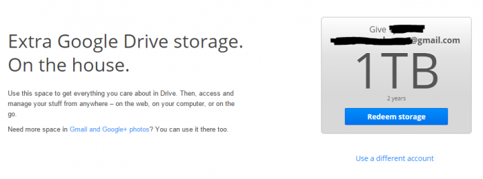 1 TB gratis en Google Drive