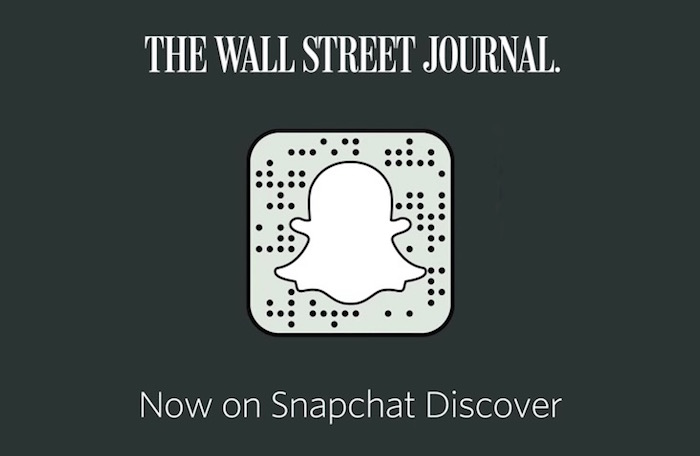 Wall Street Journal en Snapchat Discover