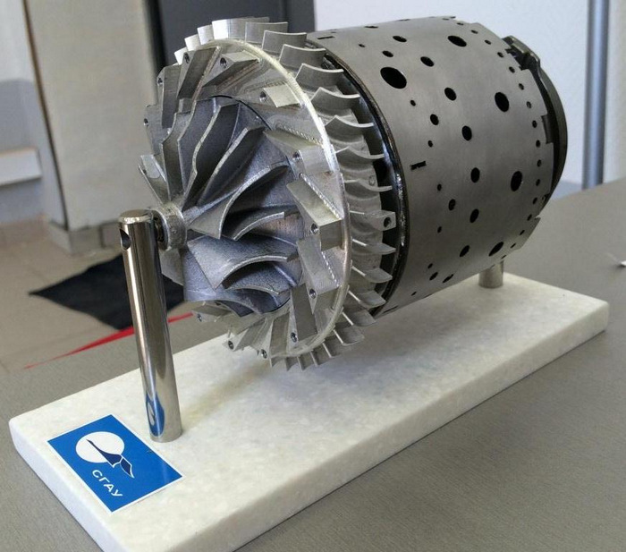 impresora 3d turbina