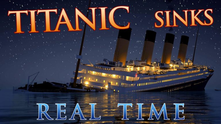 Visualiza el hundimiento del Titanic en tiempo real y 3D