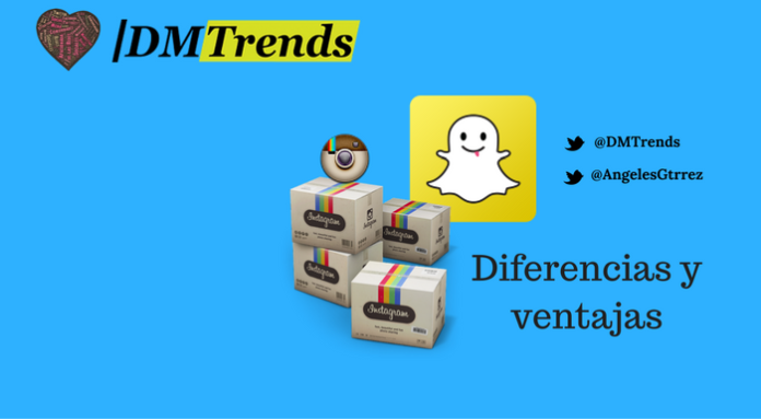 Diferencias Snapchat e Instagram Stories